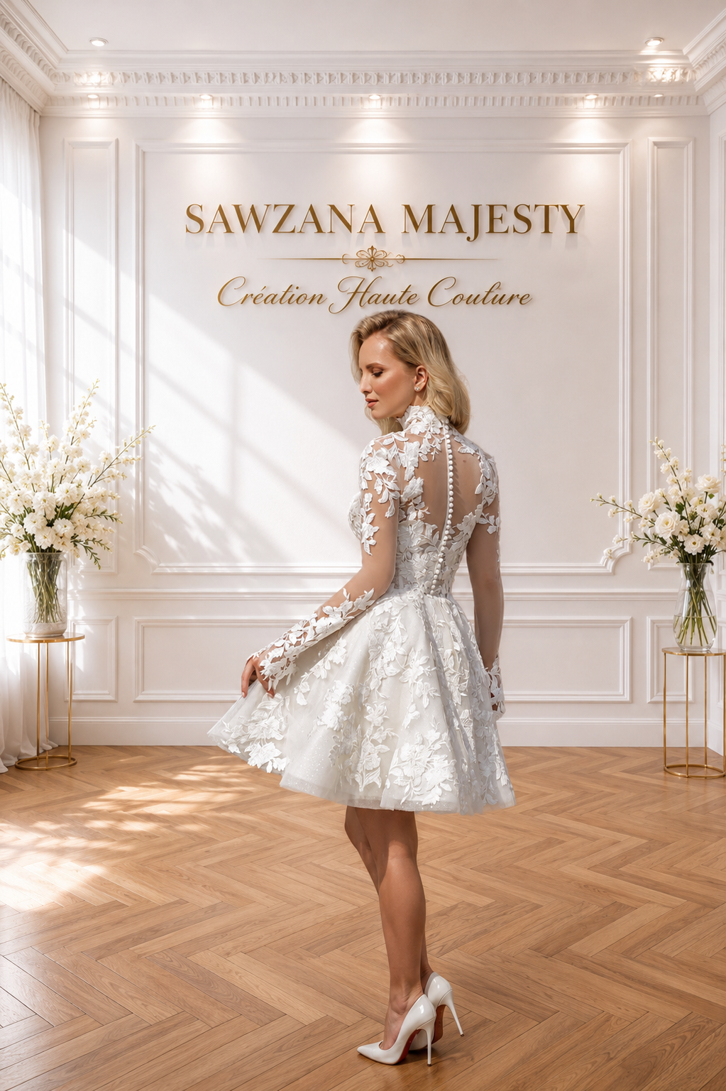 ROBE DE MARIÉE COURTE