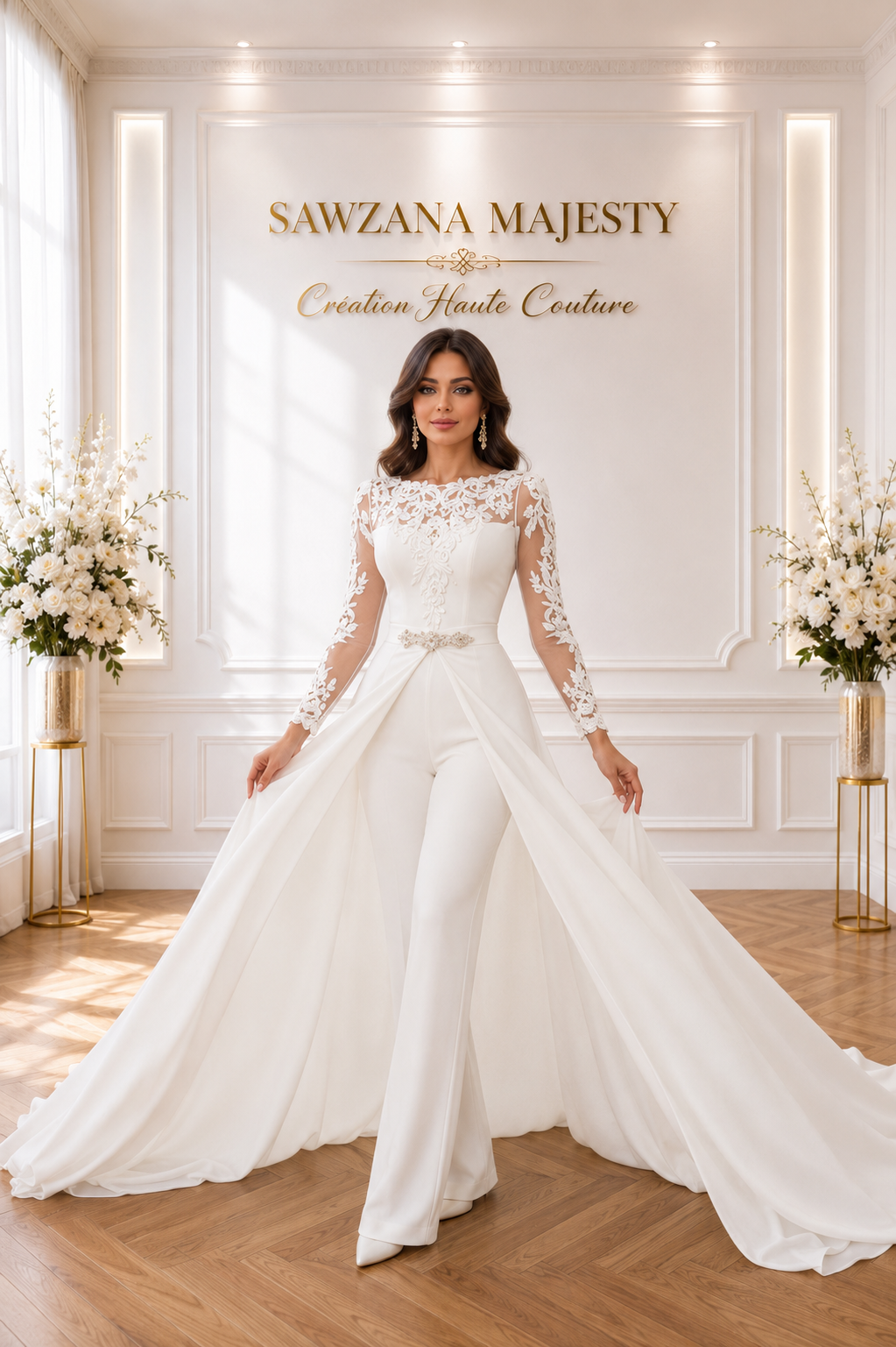 ROBE DE MARIÉE PANTALON
